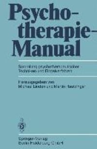 Produktbild: Psychotherapie-Manual