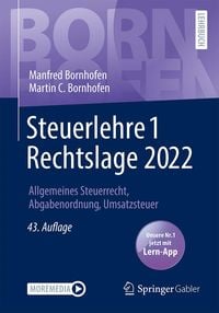 Bild vom Artikel Steuerlehre 1 Rechtslage 2022 vom Autor Manfred Bornhofen