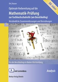 Produktbild: Optimale Vorbereitung auf die Mathematik-Pr&uuml;fung zur Fachhochschulreife (am Berufskolleg)
