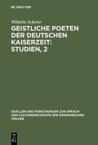 Produktbild: Geistliche Poeten der deutschen Kaiserzeit : Studien, 2