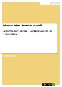 Produktbild: Performance Culture - Leistungskultur im Unternehmen