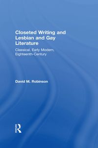 Produktbild: Closeted Writing and Lesbian and Gay Literature