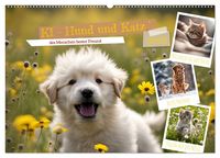 Produktbild: KI - Hund und Katz `des Menschen bester Freund (Wandkalender 2026 DIN A2 quer), CALVENDO Monatskalender