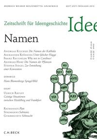 Produktbild: Zeitschrift f&uuml;r Ideengeschichte Heft VII/1 Fr&uuml;hjahr 2013
