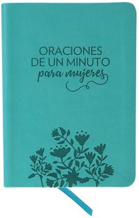 Produktbild: Oraciones de Un Minuto Para Mujeres. S&atilde;-Mil Piel Aguamarina/ One Minute Prayers for Women. Leathersoft Aquamarine