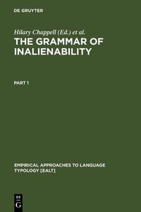 Produktbild: The Grammar of Inalienability