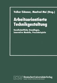 Produktbild: Arbeitsorientierte Technikgestaltung