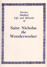 Produktbild: Service, Akathist, Life and Miracles of Saint Nicholas the Wonderworker