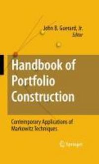 Produktbild: Handbook of Portfolio Construction