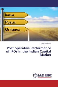 Produktbild: Post operative Performance of IPOs in the Indian Capital Market