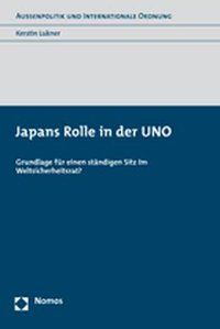 Produktbild: Japans Rolle in der UNO