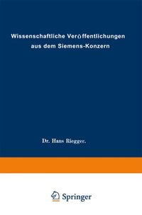 Produktbild: Wissenschaftliche Ver&ouml;ffentlichungen aus dem Siemens-Konzern