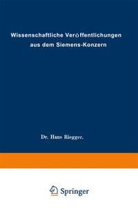 Produktbild: Wissenschaftliche Ver&ouml;ffentlichungen aus dem Siemens-Konzern