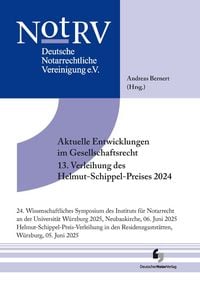 Produktbild: Aktuelle Entwicklungen im Gesellschaftsrecht
