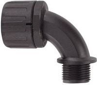 Produktbild: HellermannTyton 166-22202 HG16-90-M16 Schlauchverschraubung Schwarz M16 11.80mm 1St.