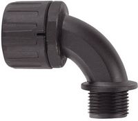 Produktbild: HellermannTyton 166-22206 HG34-90-M32 Schlauchverschraubung Schwarz M32 28.10mm 1St.