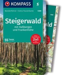 KOMPASS Wanderführer Steigerwald mit Haßbergen und Frankenhöhe, 55 Touren
