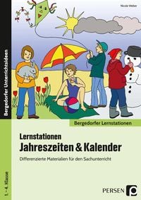 Produktbild: Lernstationen Jahreszeiten & Kalender