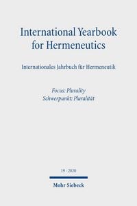 Produktbild: International Yearbook for Hermeneutics/Internationales Jahrbuch f&uuml;r Hermeneutik