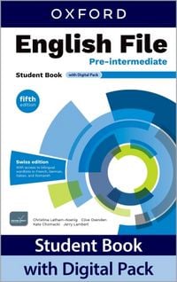 Produktbild: English File Pre-intermediate: Student Book with Digital Pack