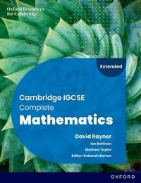Produktbild: Cambridge IGCSE Complete Mathematics Extended: Student Book Sixth Edition
