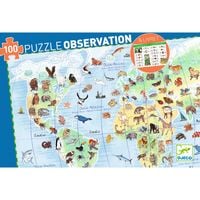 Produktbild: Wimmelpuzzle: Tiere der Erde 100 Teile