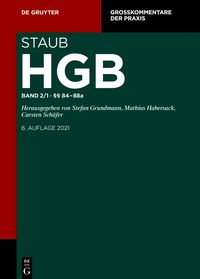 Produktbild: Handelsgesetzbuch / &sect;&sect; 84-88a
