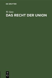 Produktbild: Das Recht der Union