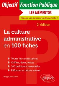 Produktbild: La culture administrative en 100 fiches