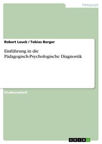 Produktbild: Einf&uuml;hrung in die P&auml;dagogisch-Psychologische Diagnostik