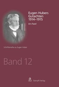 Produktbild: Eugen Hubers Gutachten 1914-1915