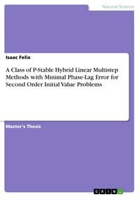 Produktbild: A Class of P-Stable Hybrid Linear Multistep Methods with Minimal Phase-Lag Error for Second Order Initial Value Problems