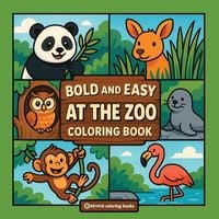 Produktbild: Bold & Easy At The Zoo Coloring Book