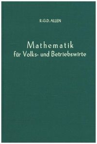 Produktbild: Mathematik f&uuml;r Volks- und Betriebswirte.