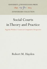 Produktbild: Social Courts in Theory and Practice