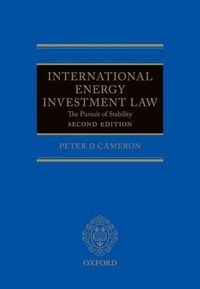 Produktbild: International Energy Investment Law