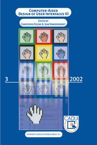 Produktbild: Computer-Aided Design of User Interfaces III