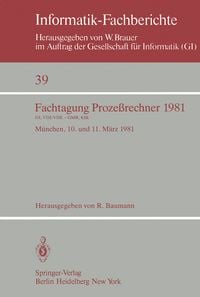 Produktbild: Fachtagung Proze&szlig;rechner 1981