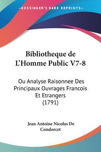 Produktbild: Bibliotheque de L'Homme Public V7-8