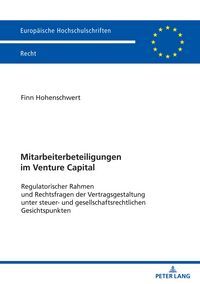 Produktbild: Mitarbeiterbeteiligungen im Venture Capital