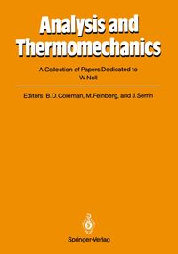 Produktbild: Analysis and Thermomechanics