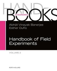Produktbild: Handbook of Field Experiments