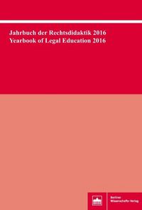 Produktbild: Jahrbuch der Rechtsdidaktik 2016. Yearbook of Legal Education 2016