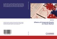 Produktbild: Effects of Corporate Events on Stock Market