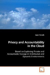 Produktbild: Torseth, E: Privacy and Accountability in the Cloud