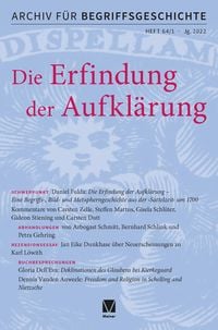 Produktbild: Archiv f&uuml;r Begriffsgeschichte. Band 64,1