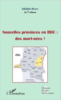 Produktbild: Nouvelles provinces en RDC : des morts-n&eacute;es ! (fascicule broch&eacute;)