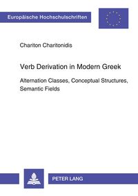 Produktbild: Verb Derivation in Modern Greek
