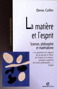 Produktbild: La mati&egrave;re et l'esprit