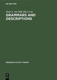 Produktbild: Grammars and Descriptions